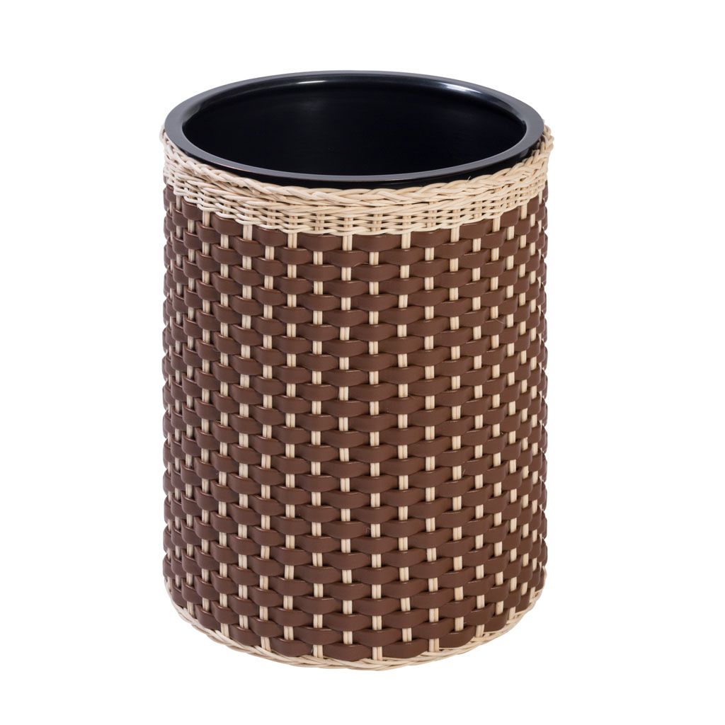 LEATHER & RATTAN BIN - CEZANNE - Image 2