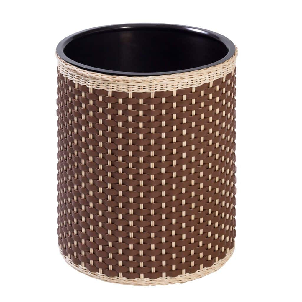 LEATHER & RATTAN BIN - CEZANNE - Image 3
